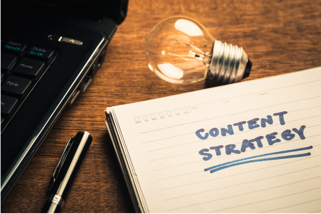 Content creation services planning content strategy for digital marketing growth