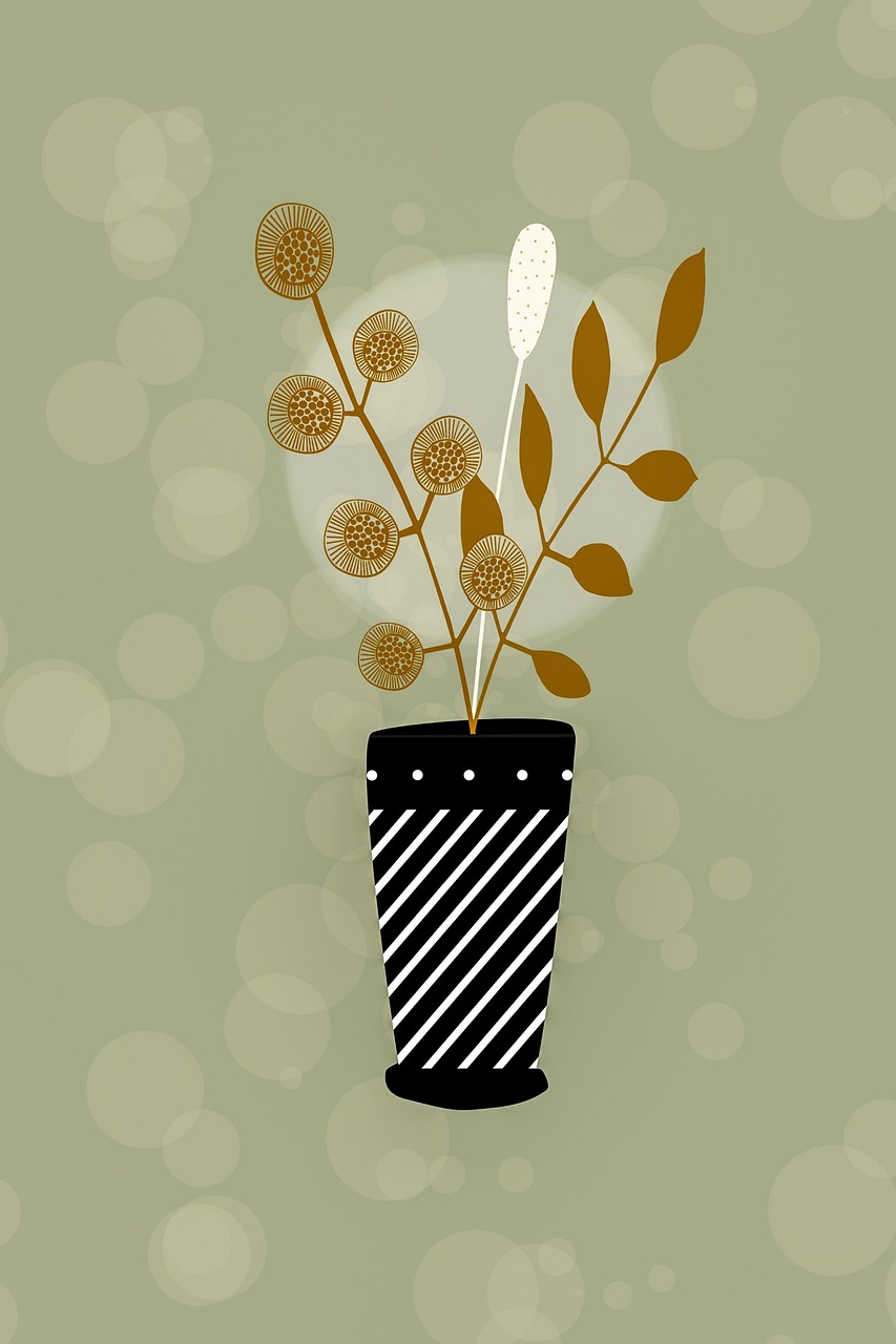 vase, leaves, plant, beautiful flowers, flower background, flower wallpaper, nature, branch, flowers, design, creative