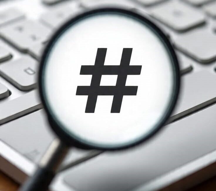 Effective hashtag strategy for social media marketing success.