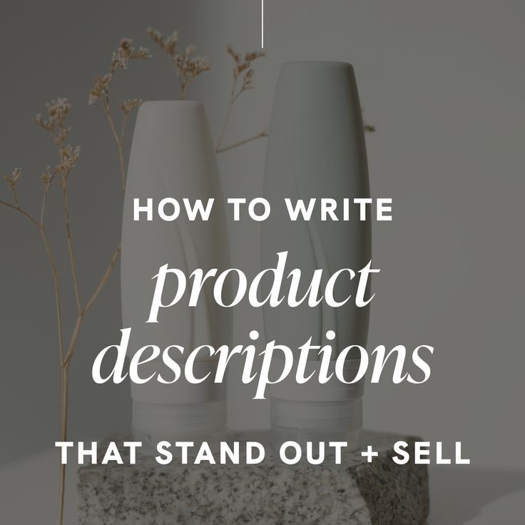 Book cover titled how to write product descriptions that stand out and sell